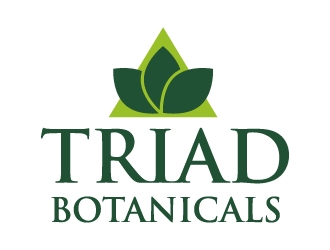 Triad Botanicals logo design by jonggol