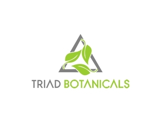 Triad Botanicals logo design by Webphixo