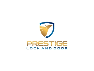 Prestige Lock and Door logo design by CreativeKiller