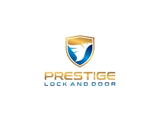 Prestige Lock and Door logo design by CreativeKiller