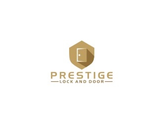 Prestige Lock and Door logo design by bricton