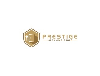 Prestige Lock and Door logo design by bricton