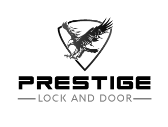 Prestige Lock and Door logo design by axel182