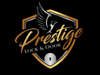 Prestige Lock and Door logo design by BeDesign