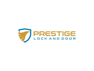Prestige Lock and Door logo design by CreativeKiller