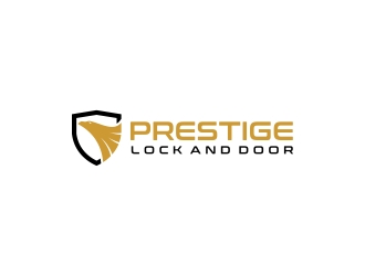 Prestige Lock and Door logo design by CreativeKiller