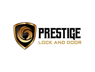 Prestige Lock and Door logo design by zakdesign700