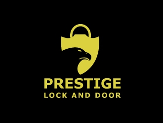 Prestige Lock and Door logo design by Webphixo