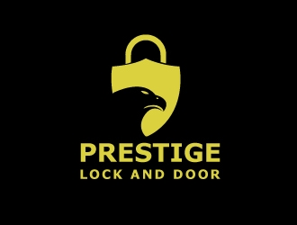 Prestige Lock and Door logo design by Webphixo