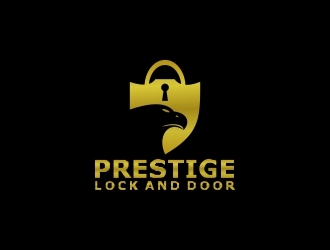 Prestige Lock and Door logo design by Webphixo