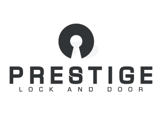 Prestige Lock and Door logo design by Lovoos