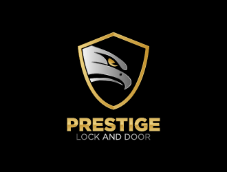 Prestige Lock and Door logo design by fastsev