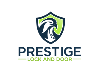 Prestige Lock and Door logo design by THOR_