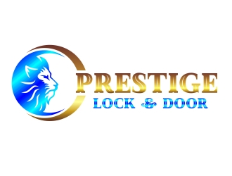 Prestige Lock and Door logo design by aura