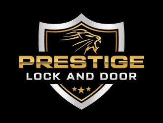 Prestige Lock and Door logo design by akilis13