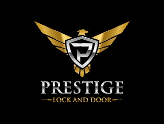 Prestige Lock and Door logo design by usef44