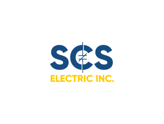 SCS ELECTRIC logo design by rezadesign