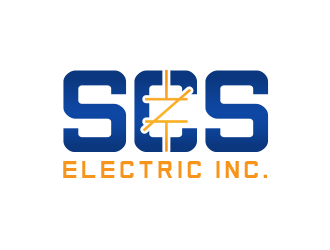 SCS ELECTRIC logo design by BeDesign