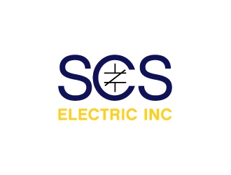 SCS ELECTRIC logo design by zakdesign700