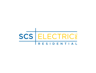SCS ELECTRIC logo design by KQ5