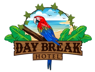 Day Break Hotel logo design by DreamLogoDesign