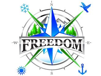 Freedom Marine & Powersports  logo design by dorijo