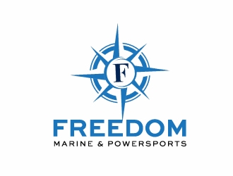 Freedom Marine & Powersports  logo design by nehel