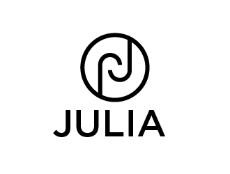 Julia Roth  [logo for bat-mitzvah party] logo design by my!dea