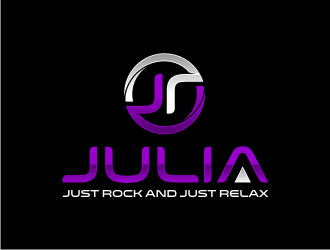 Julia Roth  [logo for bat-mitzvah party] logo design by protein