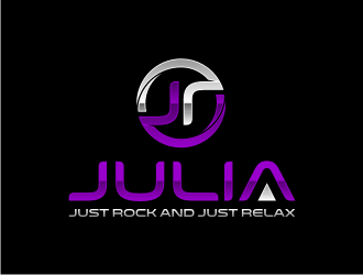 Julia Roth  [logo for bat-mitzvah party] logo design by protein