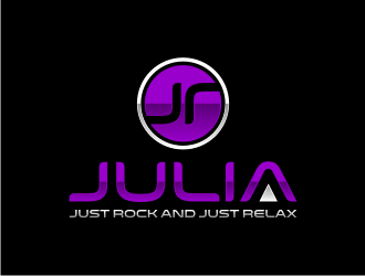 Julia Roth  [logo for bat-mitzvah party] logo design by protein