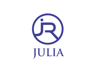 Julia Roth  [logo for bat-mitzvah party] logo design by AisRafa