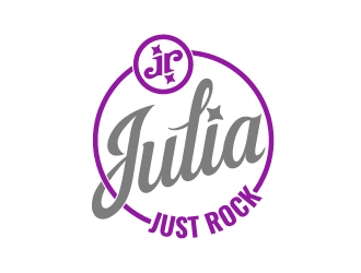 Julia Roth  [logo for bat-mitzvah party] logo design by josephope