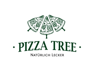 pizza tree logo design by mrdesign