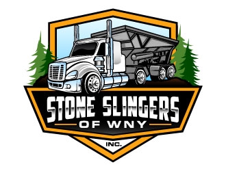 Stone Slingers of WNY, Inc.  logo design by daywalker
