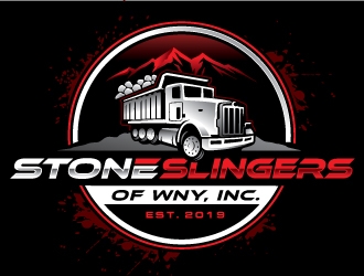 Stone Slingers of WNY, Inc.  logo design by REDCROW