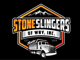 Stone Slingers of WNY, Inc.  logo design by REDCROW
