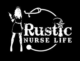 Rustic Nurse Life logo design by MAXR