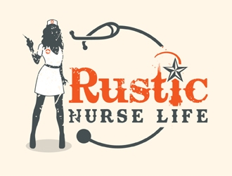 Rustic Nurse Life logo design by MAXR