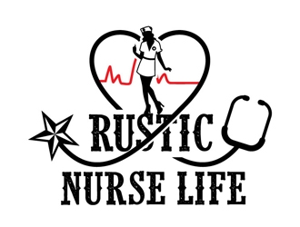 Rustic Nurse Life logo design by gogo