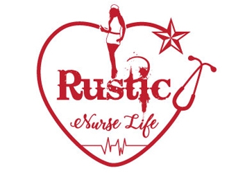 Rustic Nurse Life logo design by gogo