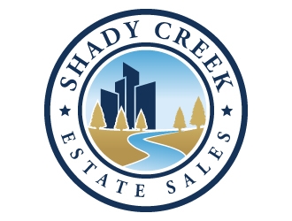 Shady Creek Estate Sales logo design by abss