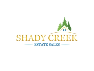 Shady Creek Estate Sales logo design by heba