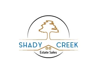Shady Creek Estate Sales logo design by chumberarto