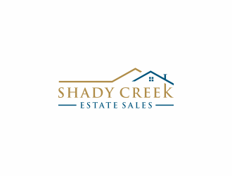 Shady Creek Estate Sales logo design by checx