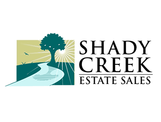 Shady Creek Estate Sales logo design by Coolwanz
