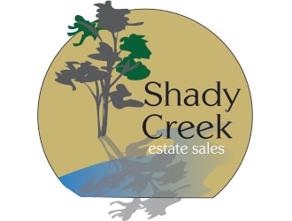 Shady Creek Estate Sales logo design by not2shabby