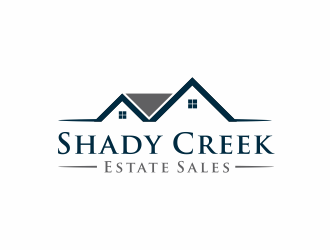 Shady Creek Estate Sales logo design by santrie