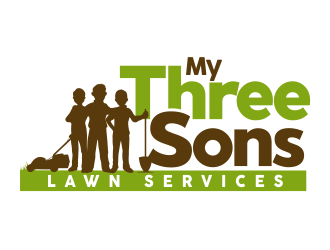 My three sons lawn services  logo design by veron