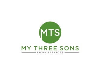 My three sons lawn services  logo design by bricton